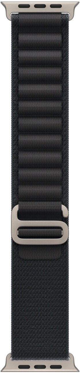 Apple Watch 49mm černý Alpský tah - Medium -  provedení z přírodního titanu