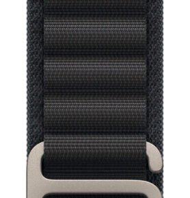 Apple Watch 49mm černý Alpský tah - Medium -  provedení z přírodního titanu