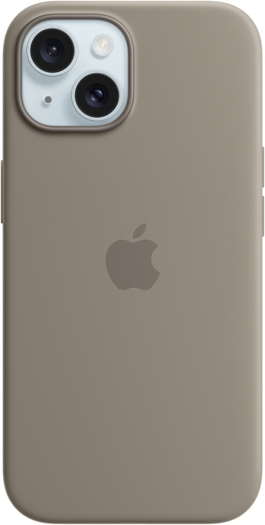Apple iPhone 15 Silikonový kryt s MagSafe jílově šedý