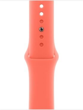 Apple Watch 42mm mandarinkový sportovní řemínek - M/L