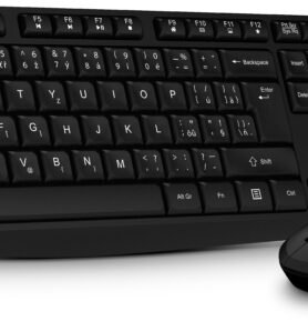 CONNECT IT OfficeBase Wireless Combo CZ+SK, černá
