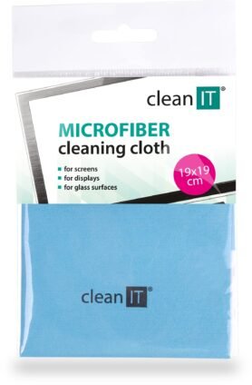 CLEAN IT Čisticí utěrka z mikrovlákna, malá světle modrá