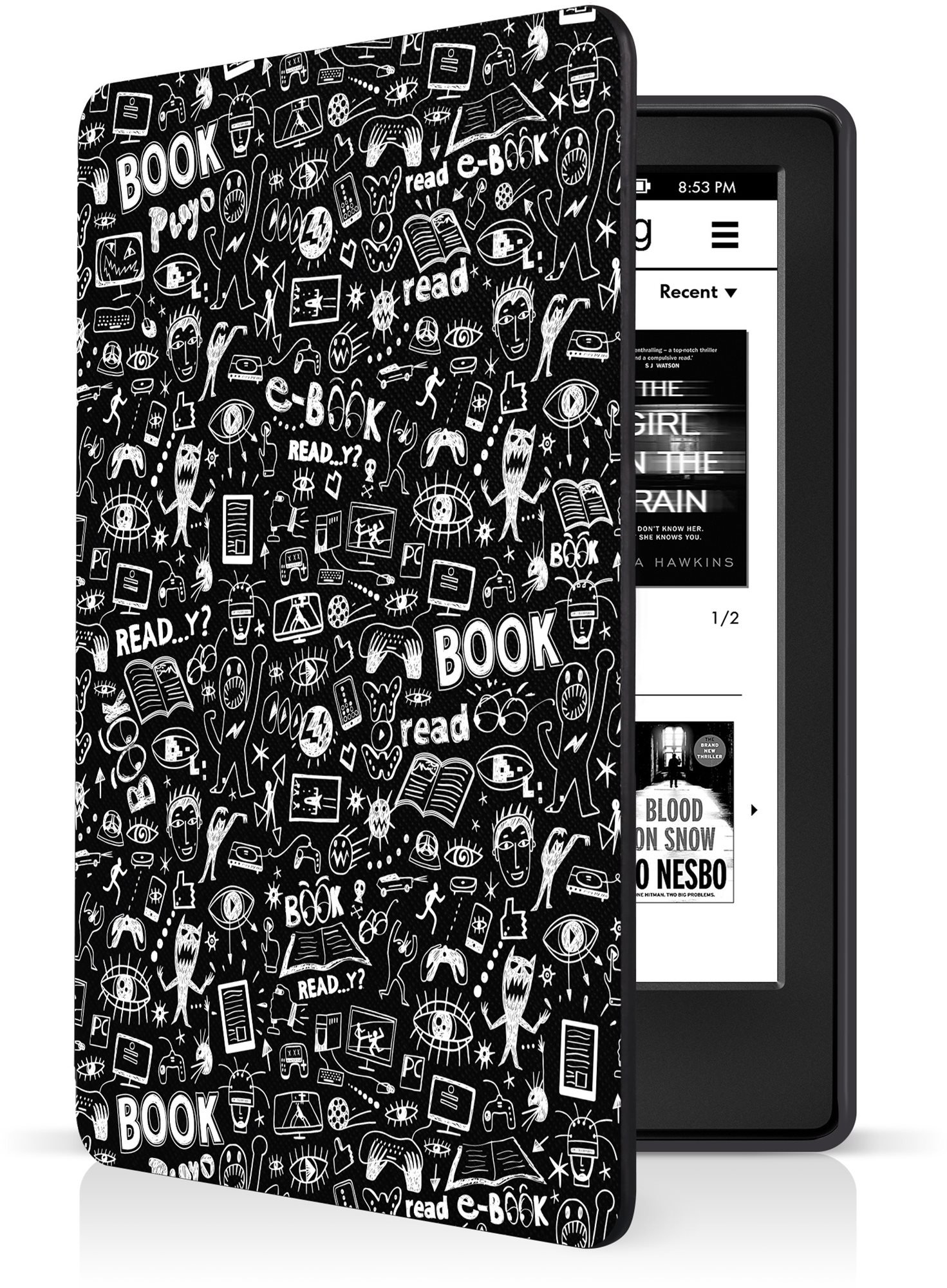 CONNECT IT pro Amazon Kindle 2021 (11th gen.), Doodle černé