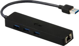 i-tec USB 3.0 Slim HUB 3 Port + GLAN Adapter