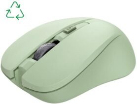 Trust MYDO Silent Wireless Mouse Green - zelená