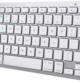 Trust BASICS Bluetooth Keyboard CZ/SK White-Silver - bílá/stříbrná