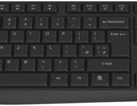 CANYON KB-W01 EN/CS Wireless Black - CZ