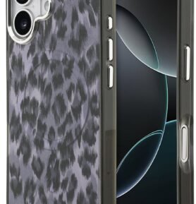 Karl Lagerfeld IML Leopard MagSafe Zadní Kryt pro iPhone 17 Grey