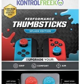 KontrolFreek Splash Red and Blue Kit - Nintendo