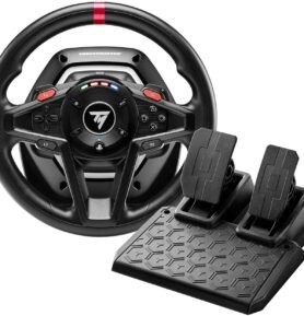 Thrustmaster T128 SimTask Pack - Sada volantu a pedálů T128+SimTask Farming Kit,PS5/4/PC