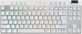 Logitech G PRO X TKL LIGHTSPEED Tactile, bílá - US INTL