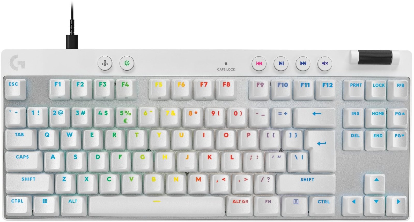 Logitech G PRO X TKL Rapid, white - US INTL