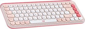 Logitech Pop Icon Keyboard, Rose - US INTL