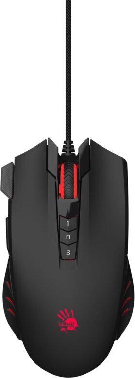 A4tech BLOODY V9M, kovové podjezdy