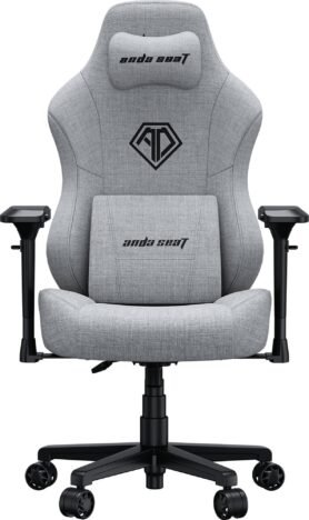 Anda Seat Phantom 3 Pro Premium Gaming Chair - L size Grey Fabric