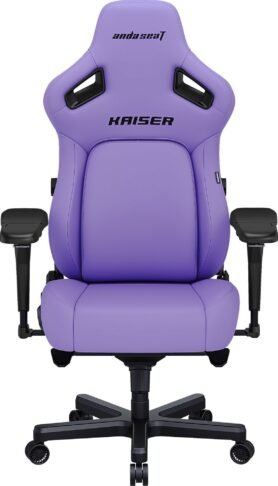 Anda Seat Kaiser 4 Premium Gaming Chair - L Size Purple PVC