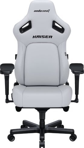 Anda Seat Kaiser 4 Premium Gaming Chair - L Size White PVC