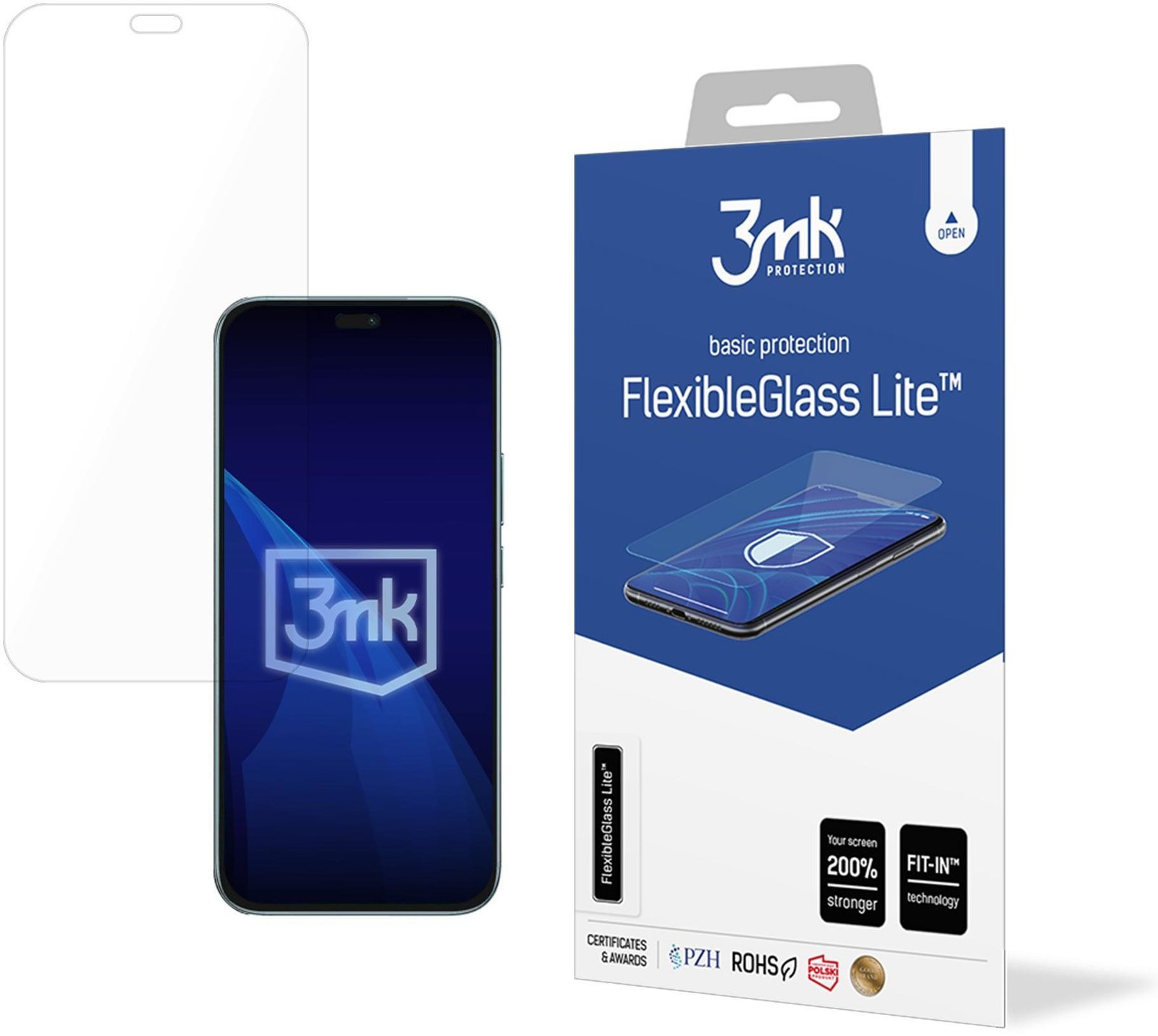3MK hybridní sklo FlexibleGlass Lite pro Honor X8c