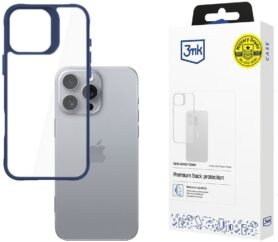 3MK Satin Armor Case+ Blue pro Apple iPhone 16 Pro Max