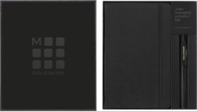 MOLESKINE Kaweco černý s černou náplní, v sadě se zápisníkem