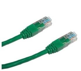 Datacom CAT6, UTP, 0.25m zelený