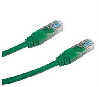 Datacom CAT6, UTP, 0.25m zelený