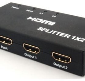 PremiumCord externí HDMI Splitter, 2x port HDMI 1.4 černý
