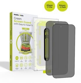 Mobile Origin Screen Guard Privacy With Easy Applicator 2 Pack iPhone 17 Pro