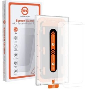 Mobile Origin Orange Screen Guard iPhone 15 Pro Max/15 Plus 2ks s aplikátorem