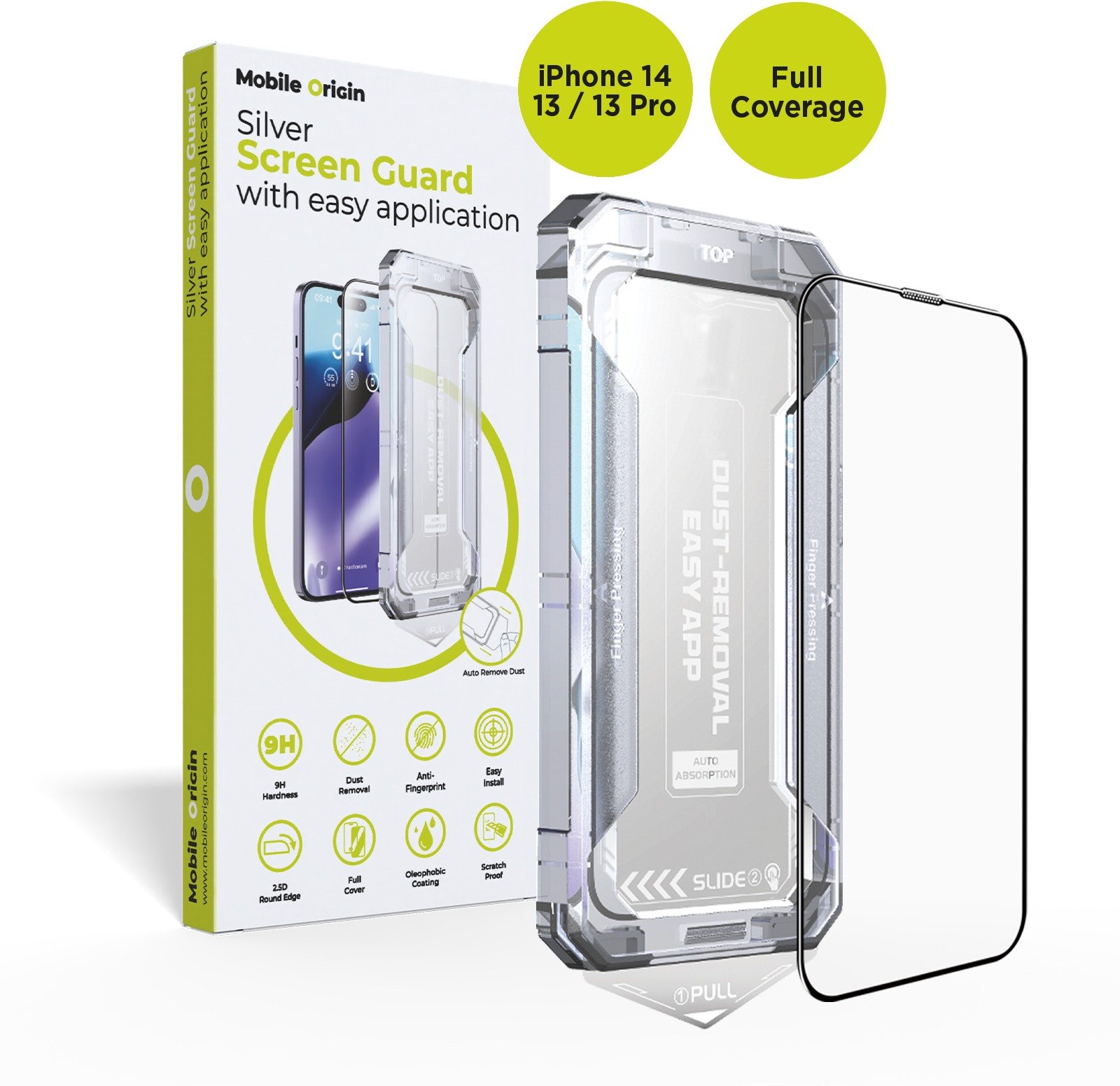 Mobile Origin Screen Guard iPhone 17e/16e/14/13/13 Pro s aplikátorem