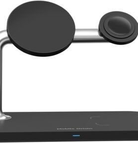 Mobile Origin 3 in 1 Wireless charger Black