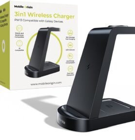 Mobile Origin 3in1 Wireless Charger PW13 Samsung Compatible