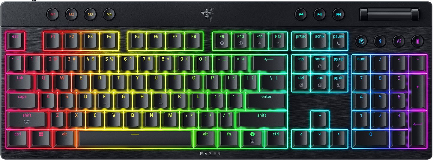 Razer BlackWidow V4 Low-profile HyperSpeed (Green Switch) - US