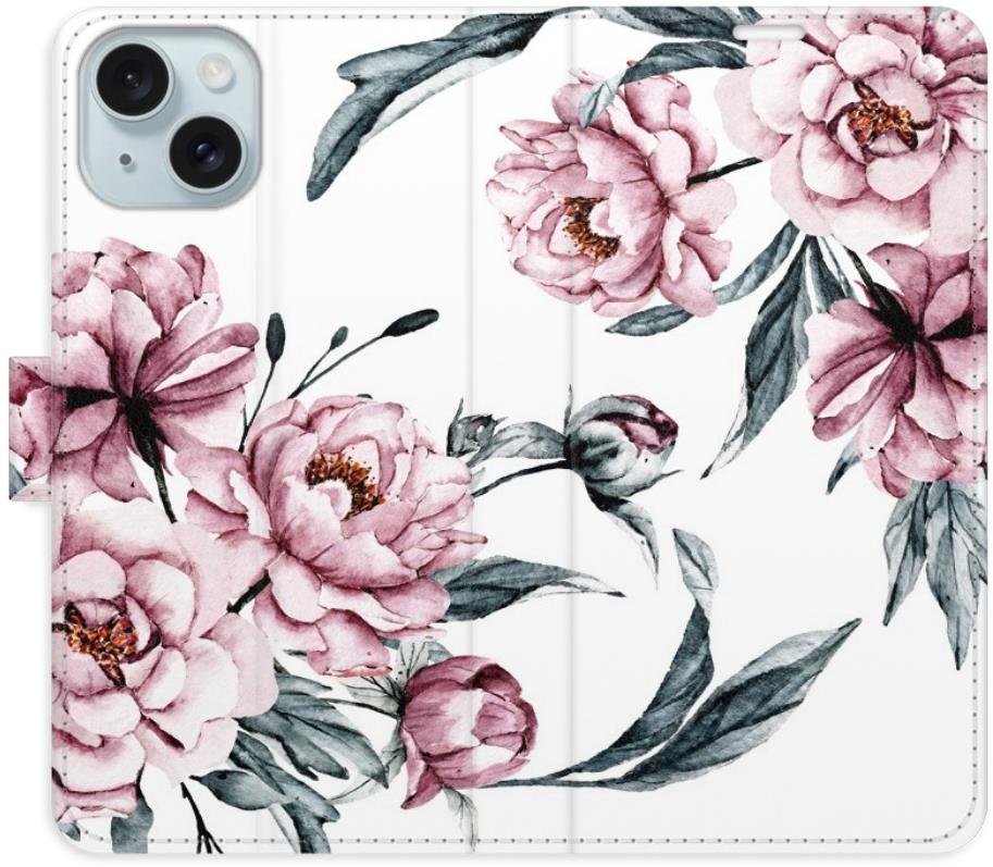 iSaprio Pink Flowers pro iPhone 15