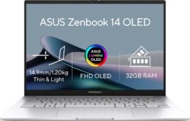 ASUS Zenbook 14 UX3405CA-OLED570W Foggy Silver celokovový