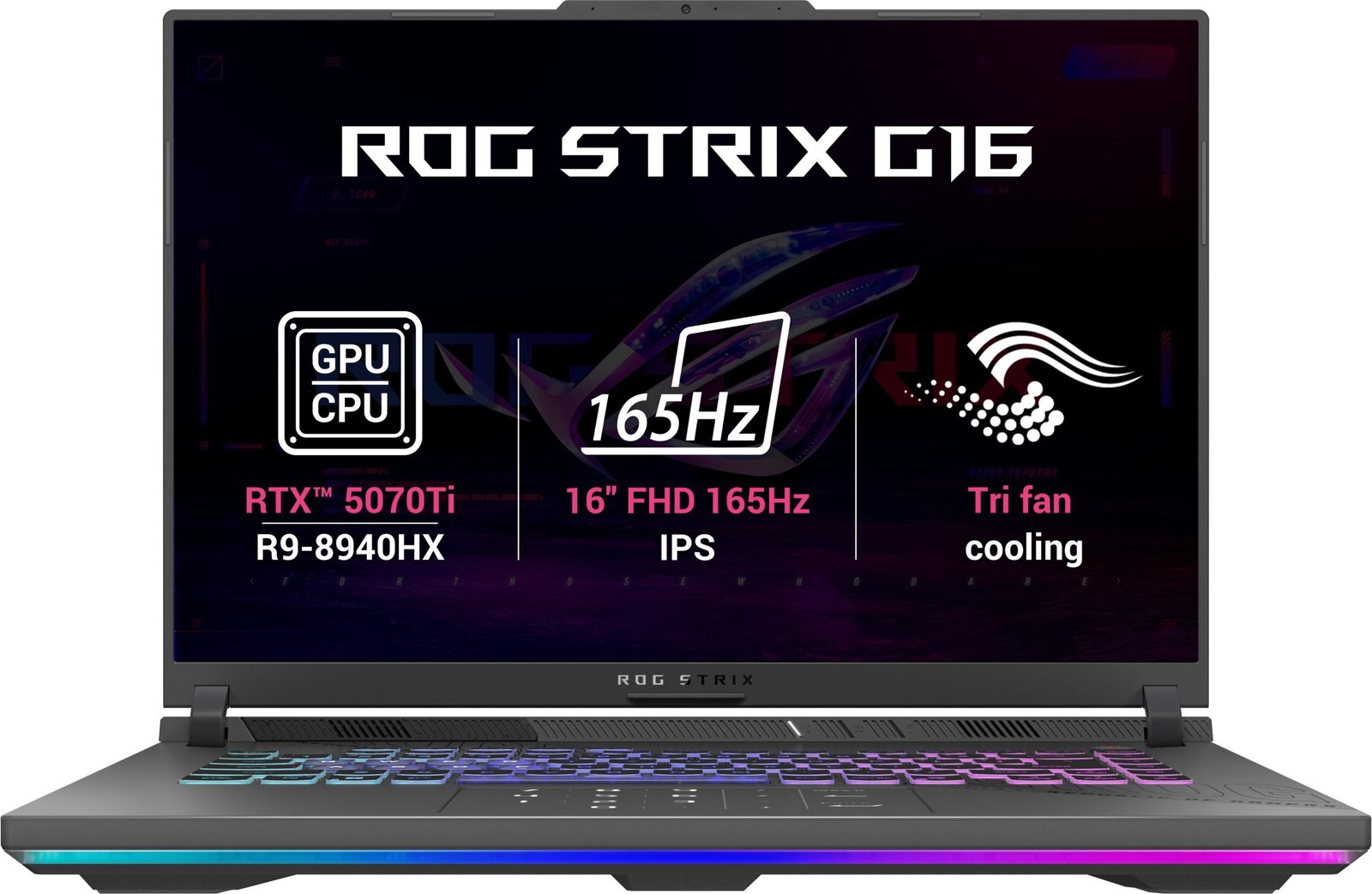 ASUS ROG Strix G16 G614PR-RV034 Eclipse Gray kovový