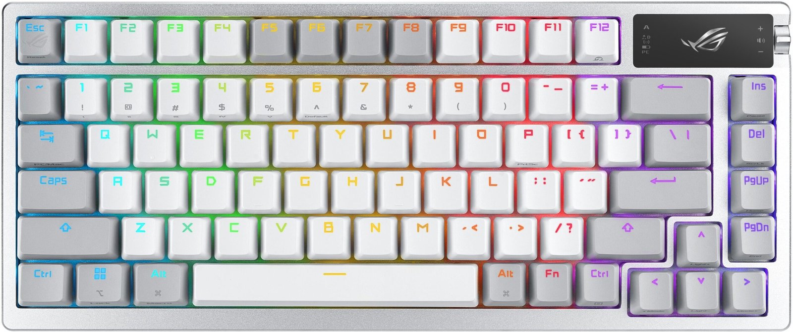 ASUS ROG AZOTH Moonlight White (ROG NX Snow / PBT) - US