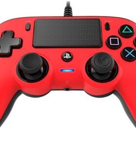 Nacon Wired Compact Controller PS4 - červený