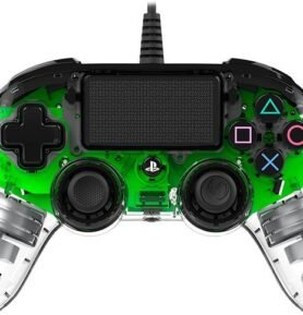 Nacon Wired Compact Controller PS4 - průhledný zelený