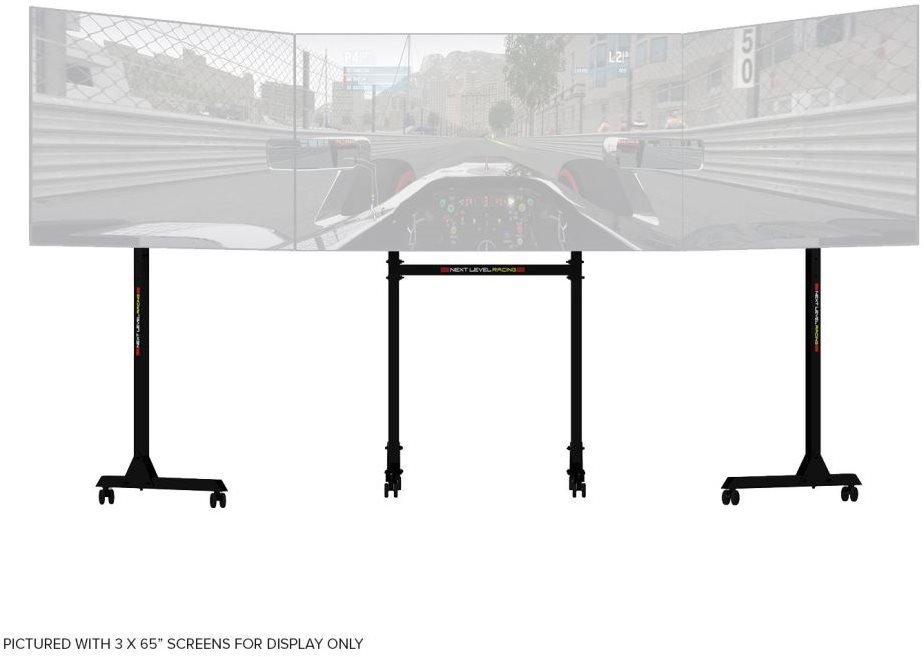 NEXT LEVEL RACING Free Standing Triple Monitor Stand