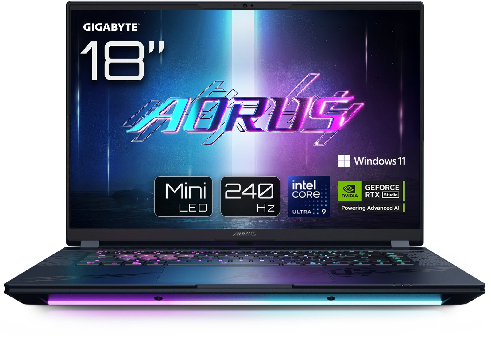 GIGABYTE AORUS MASTER 18 BZH - CZ/SK klávesnice