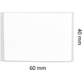 Niimbot labels R 40x60mm 125pcs White for B21, B21S, B1, B3S
