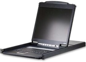 ATEN 16-port KVM PS/2+USB, OSD, rack, 19" LCD, touchpad, klávesnice