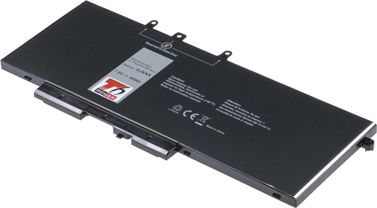 T6 Power pro Dell Latitude 5290, Li-Poly, 7,6 V, 8950 mAh (68 Wh), černá