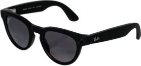 Meta RAY-BAN Meta Headliner (Standard) Smart Glasses (Gen 2) - Matte Black, Grey Polarized Gradient
