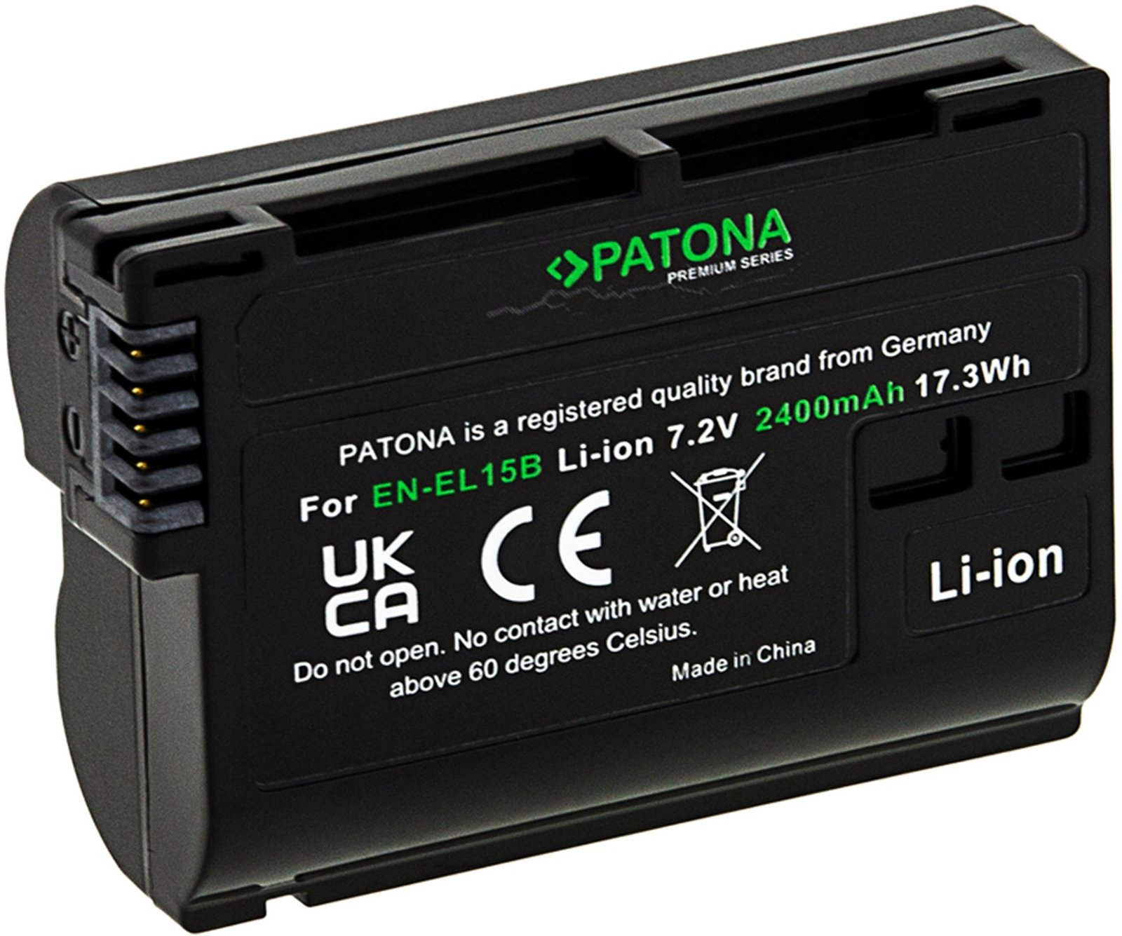 PATONA pro Nikon EN-EL15B 2400mAh Li-Ion Premium