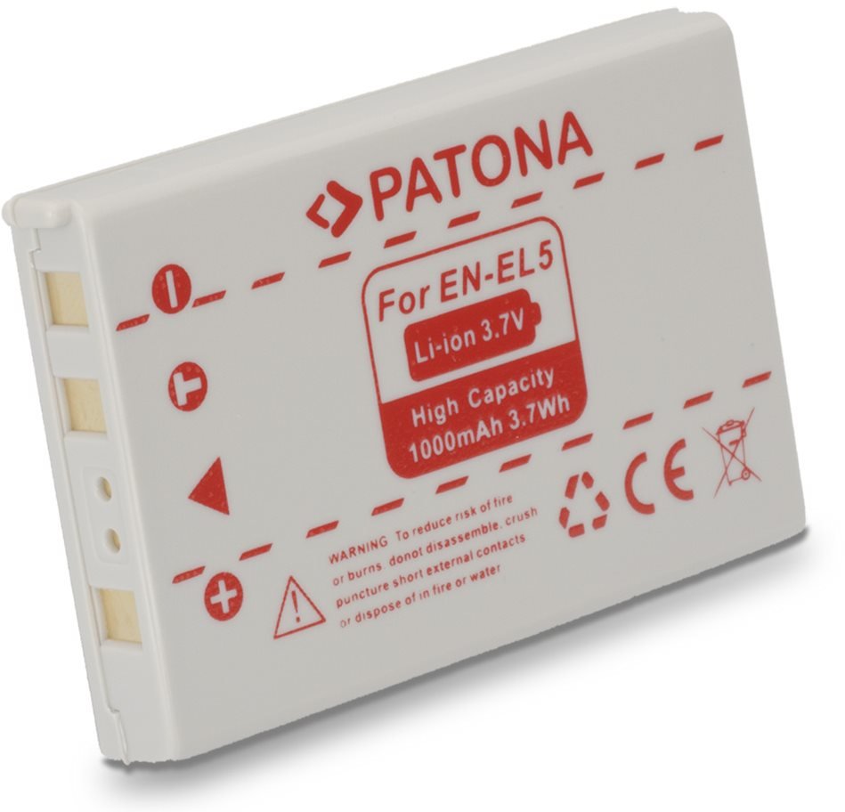 PATONA pro Nikon EN-EL5 1000mAh Li-Ion