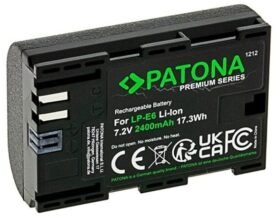 PATONA pro Canon LP-E6 2400 mAh Li-Ion Premium