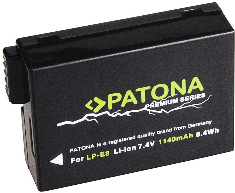 PATONA pro Canon LP-E8 1140mAh Li-Ion Premium