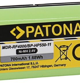 PATONA baterie pro sluchátka Sony BP-HP550-11 700mAh Ni-Mh 2,4V MDR-RF4000